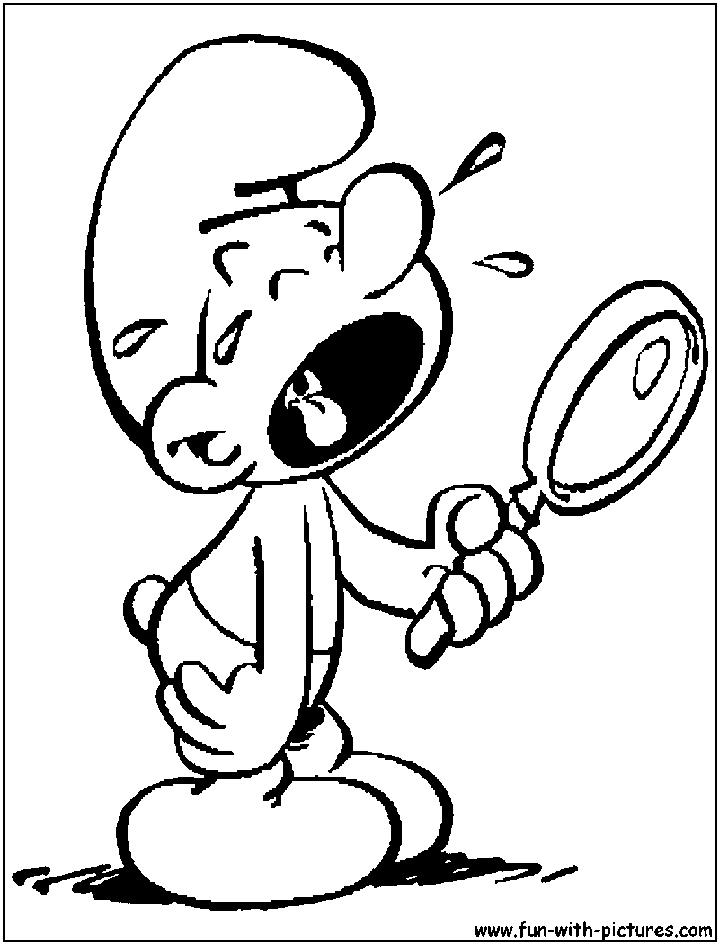 Smurf coloring pages