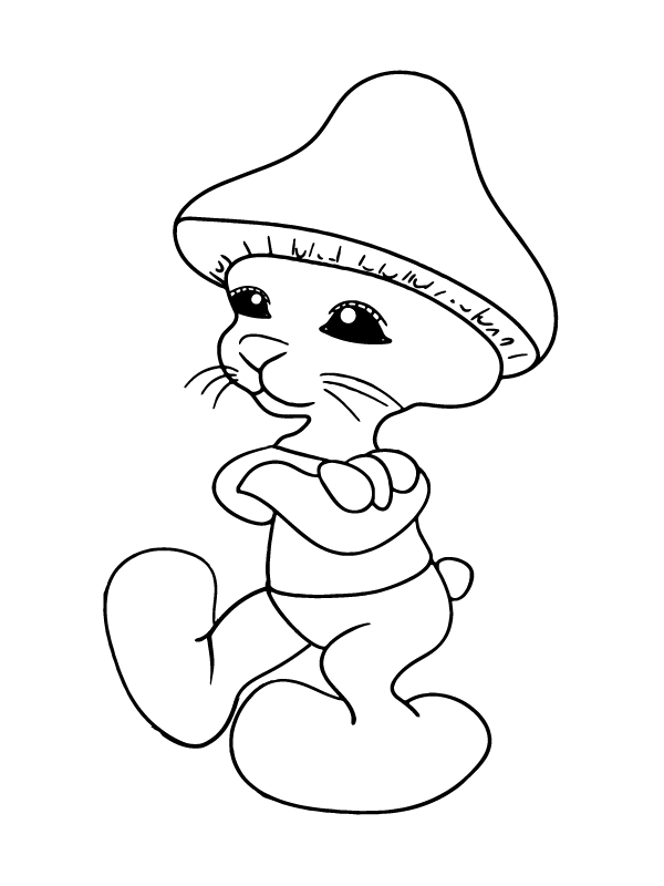 Smurf cat coloring pages printable for free download