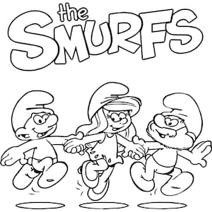 Smurf activity book