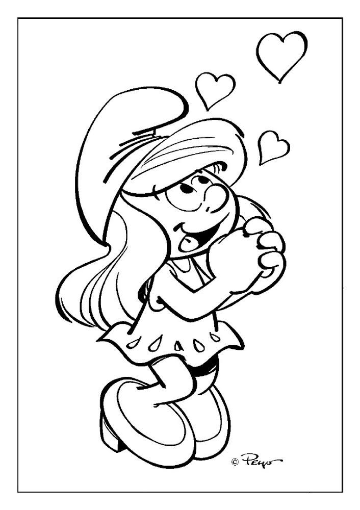 Pin by jessica laskey on i the s in smurfette smurfs coloring pages