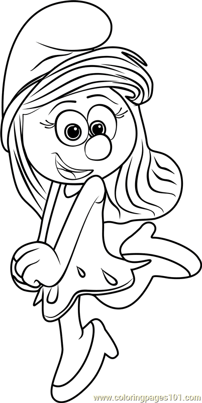 Smurfs coloring pages printable for free download