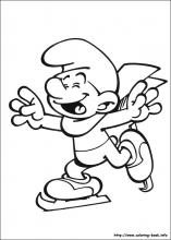 The smurfs coloring pages on coloring