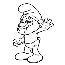 Smurf coloring pages