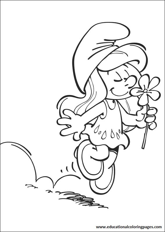 Smurfs coloring pages