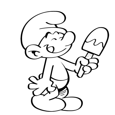 Smurfs smurfs drawing cute coloring pages smurfs