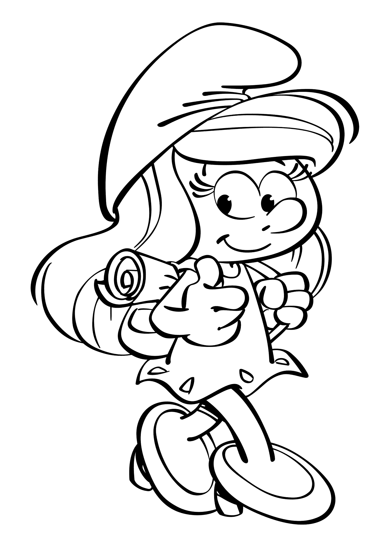 Smurfs coloring pages printable for free download