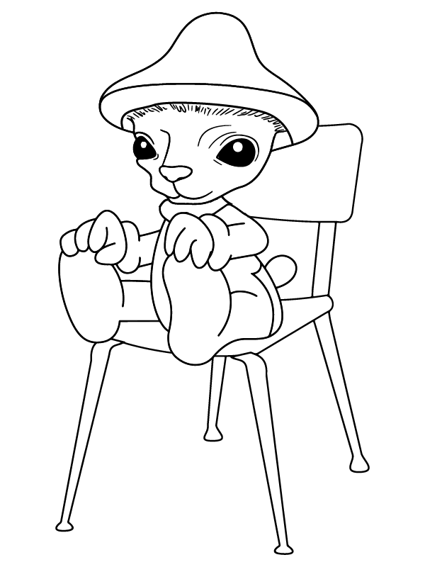 Smurf cat coloring pages printable for free download