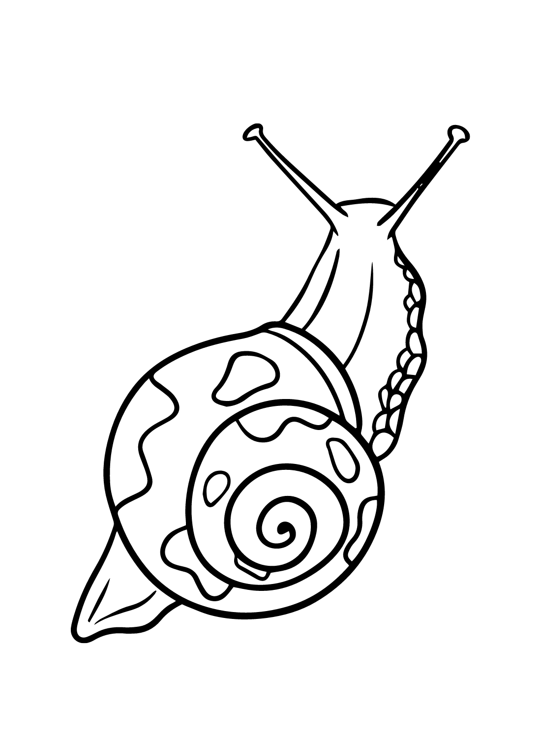 Snail coloring pages printable for free download