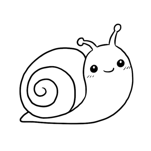 Snail coloring page images