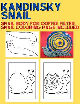 Kandinsky snail art project