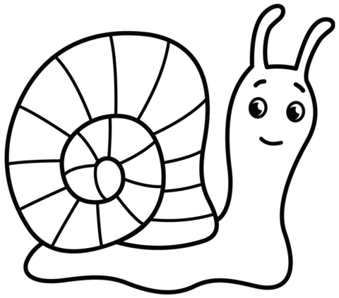 Snail coloring page free printable coloring pages