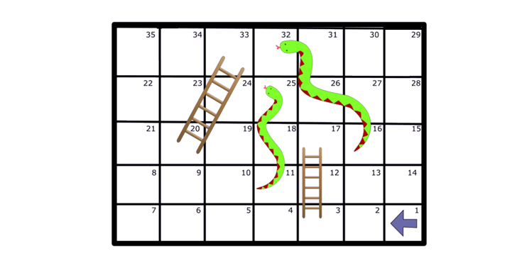 Snakes and ladders board game free and printable worksheet