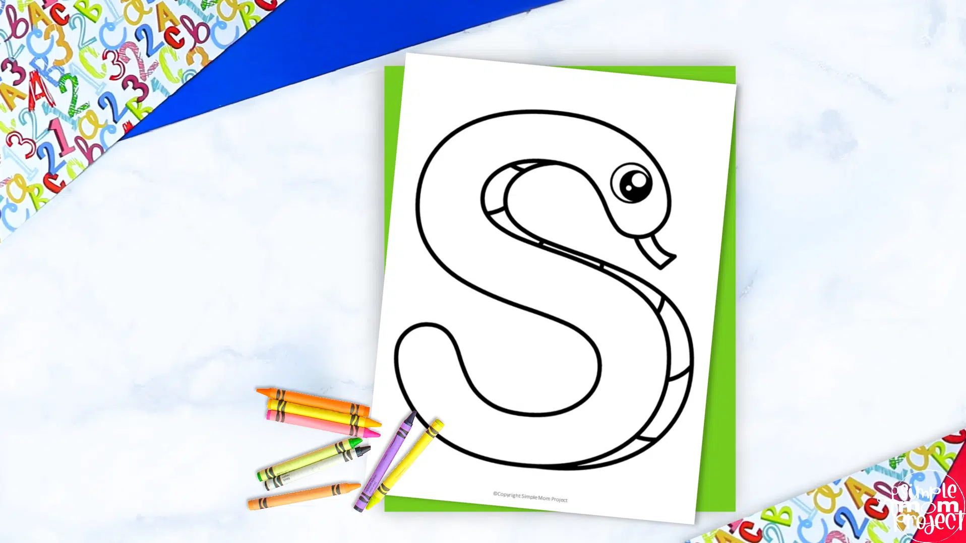 Free printable letter s coloring page â simple mom project