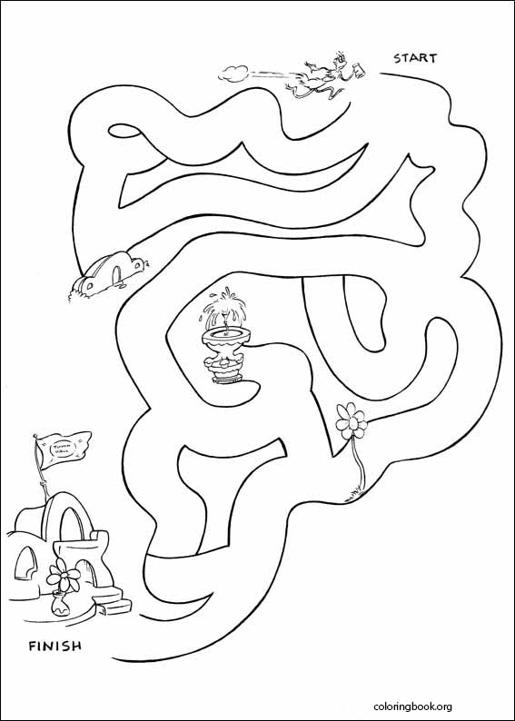 Horton coloring page