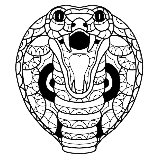 Snake coloring pages free printable