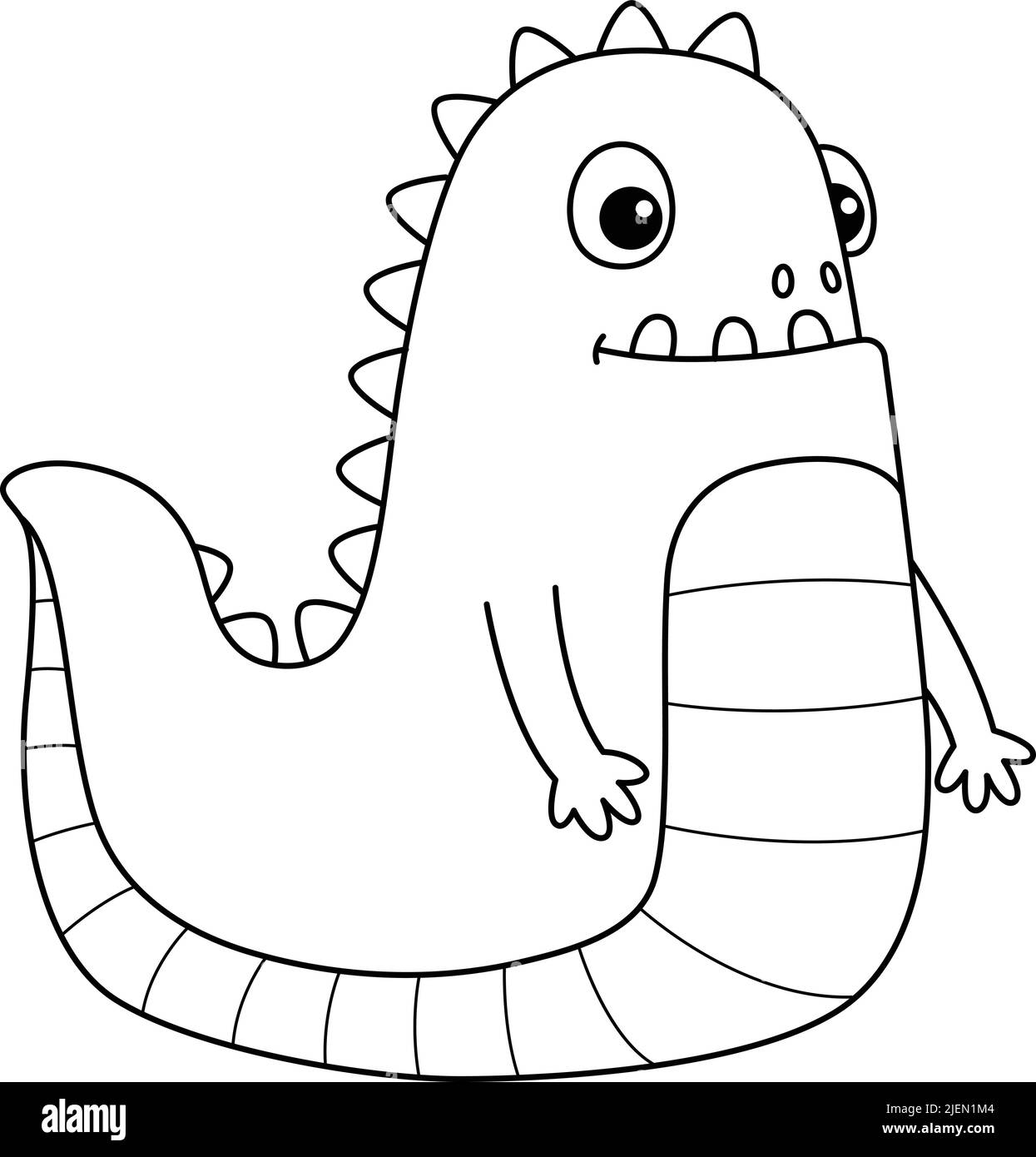 Crocodile of kids black and white stock photos images