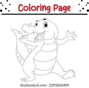 Thousand crocodile coloring book royalty