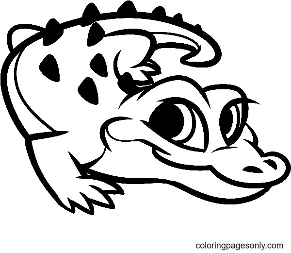 Alligator coloring pages printable for free download