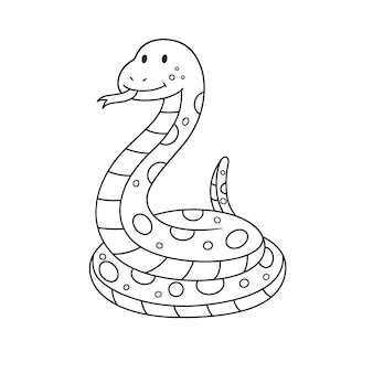 Snake coloring page images