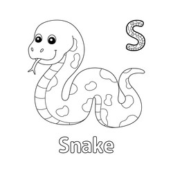 Snake trace vector images over