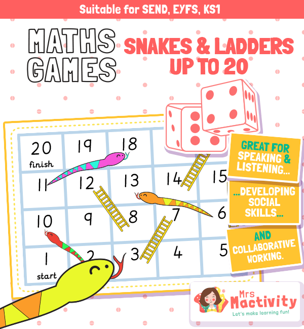 Snakes and ladders to game primary teaching resources