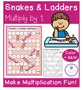Snakes and ladders printable tpt