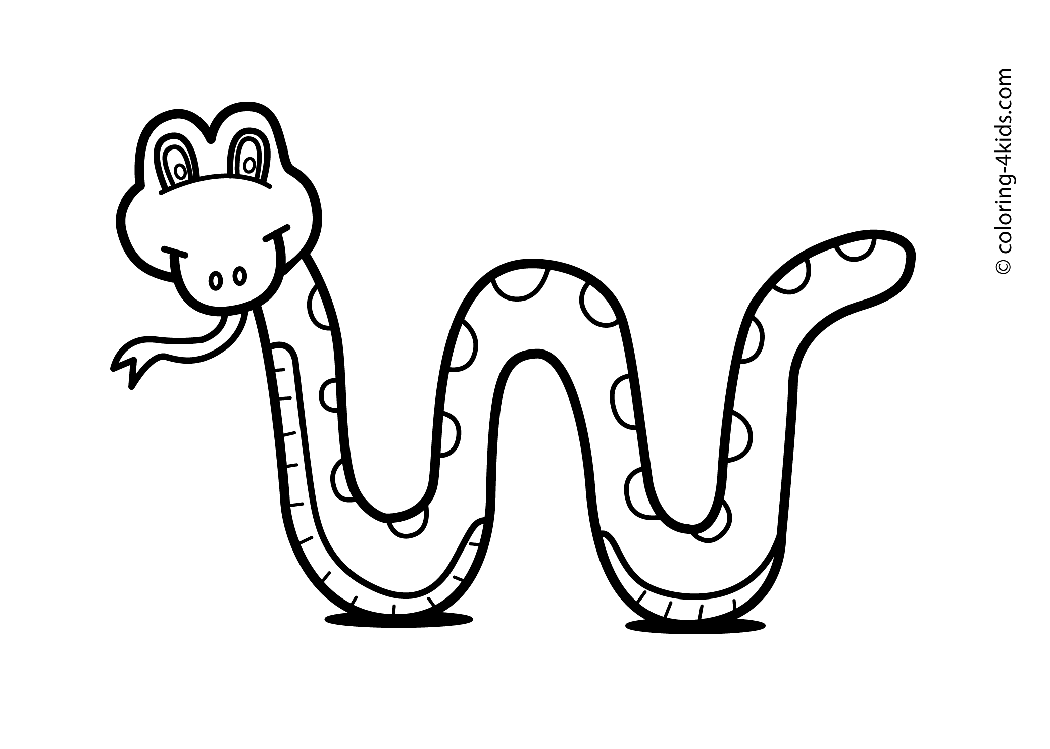 Snake animals coloring pages for kids printable free snake coloring pages farm animal coloring pages jungle coloring pages