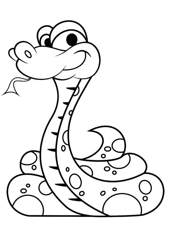 Coloring pages free printable snake coloring pages for kids