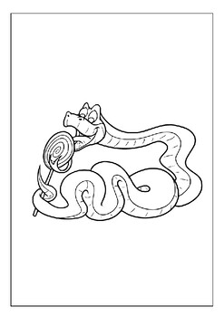 Discover snakes through coloring printable snake coloring pages for kids