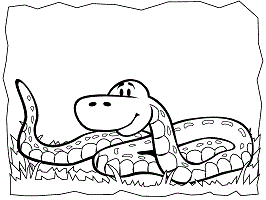 Snakes coloring pages and printable activities