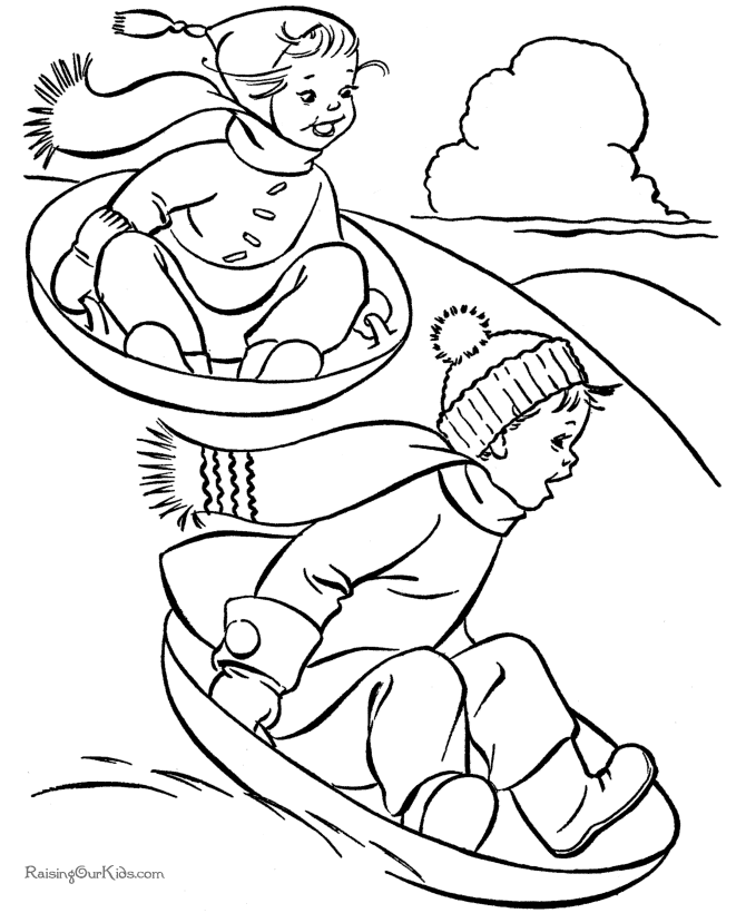 Christmas coloring pages