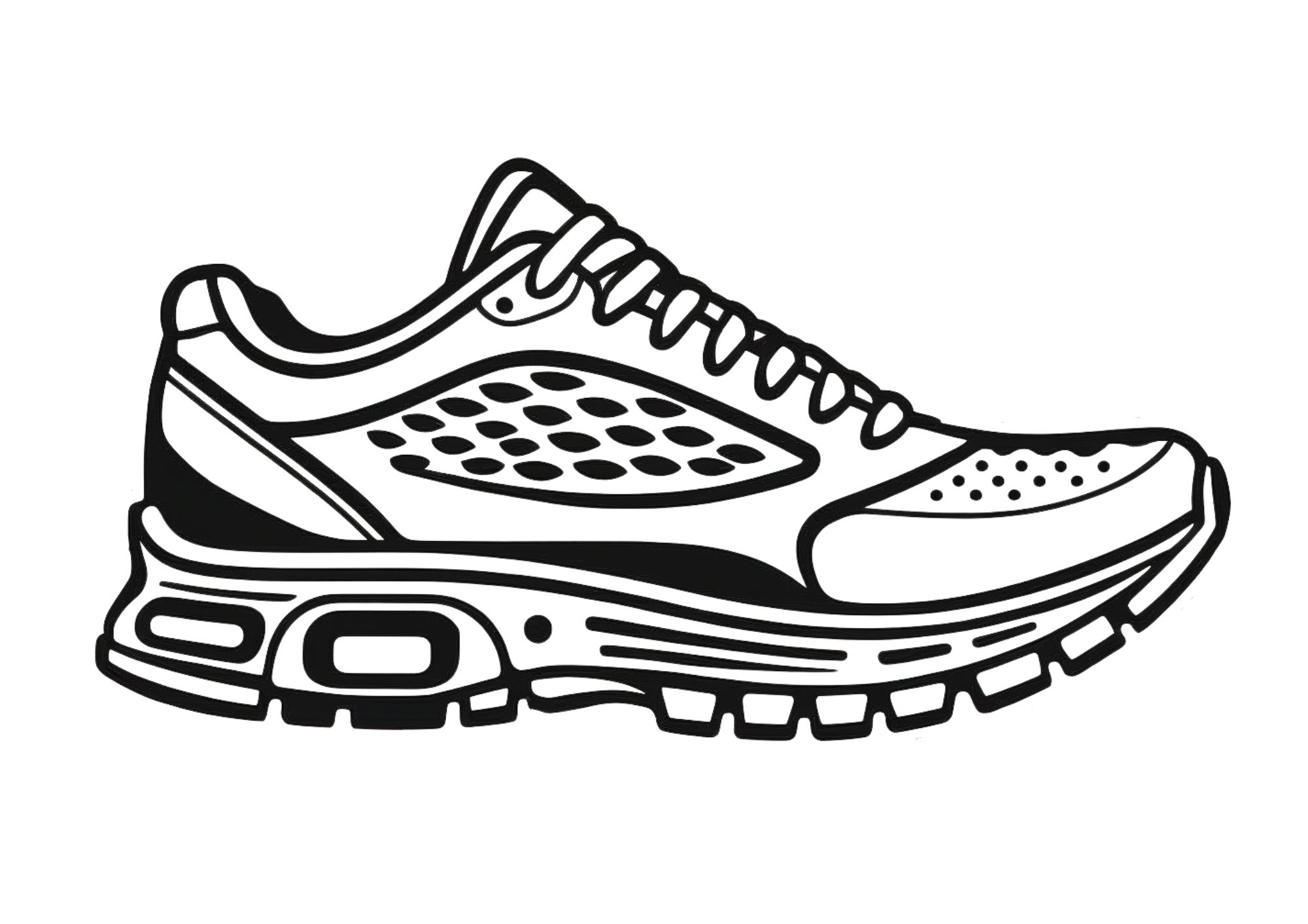 Printable shoe coloring pages for all ages