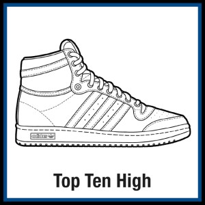 Free sneaker coloring pages