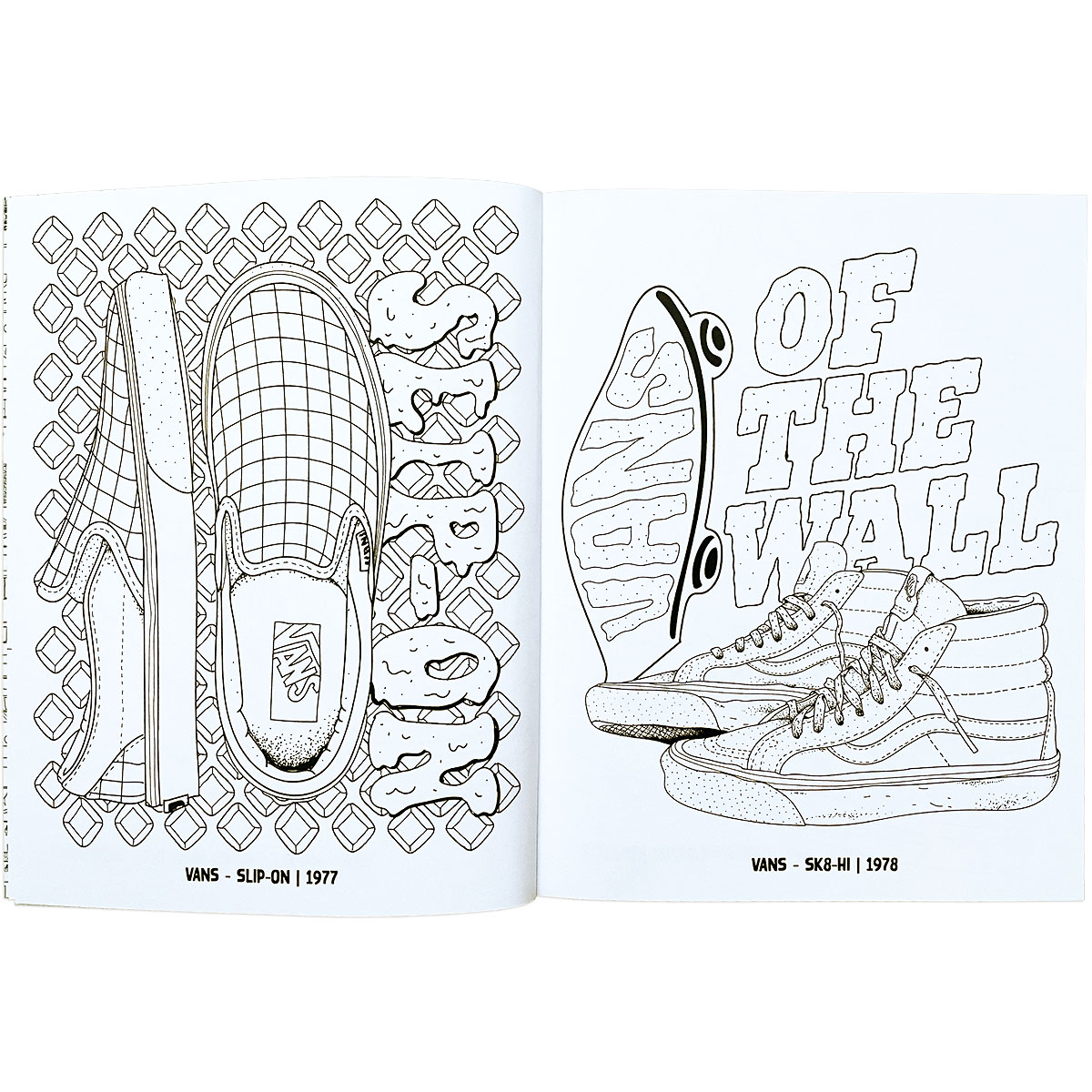 Sneaker coloring book