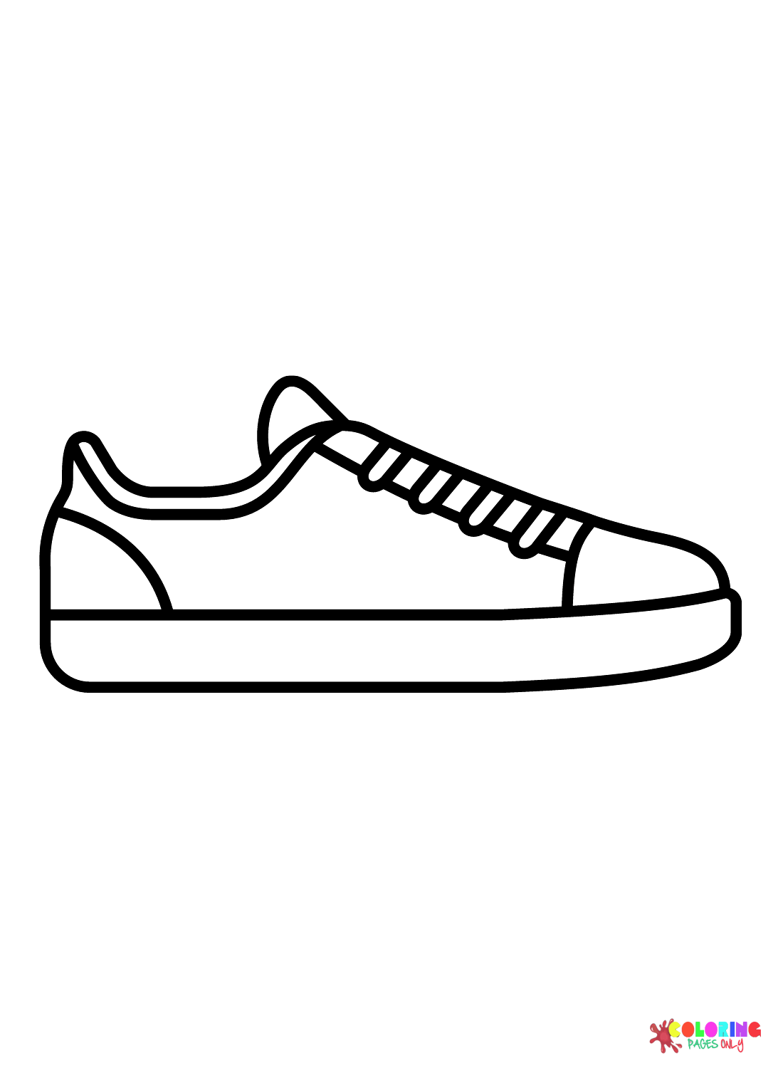 Sneaker coloring pages printable for free download