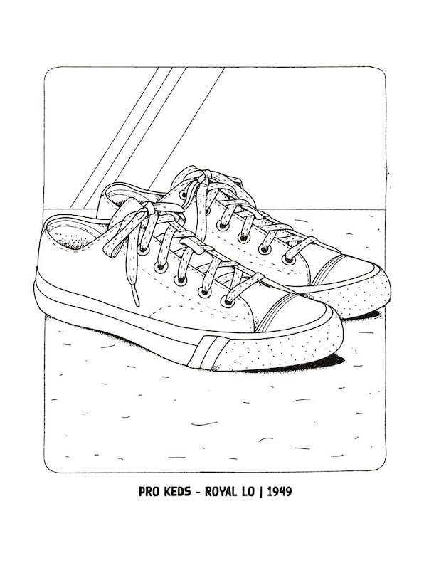 Sneaker coloring book defshop