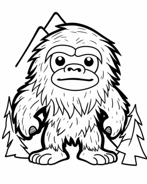 Printable sasquatch pages