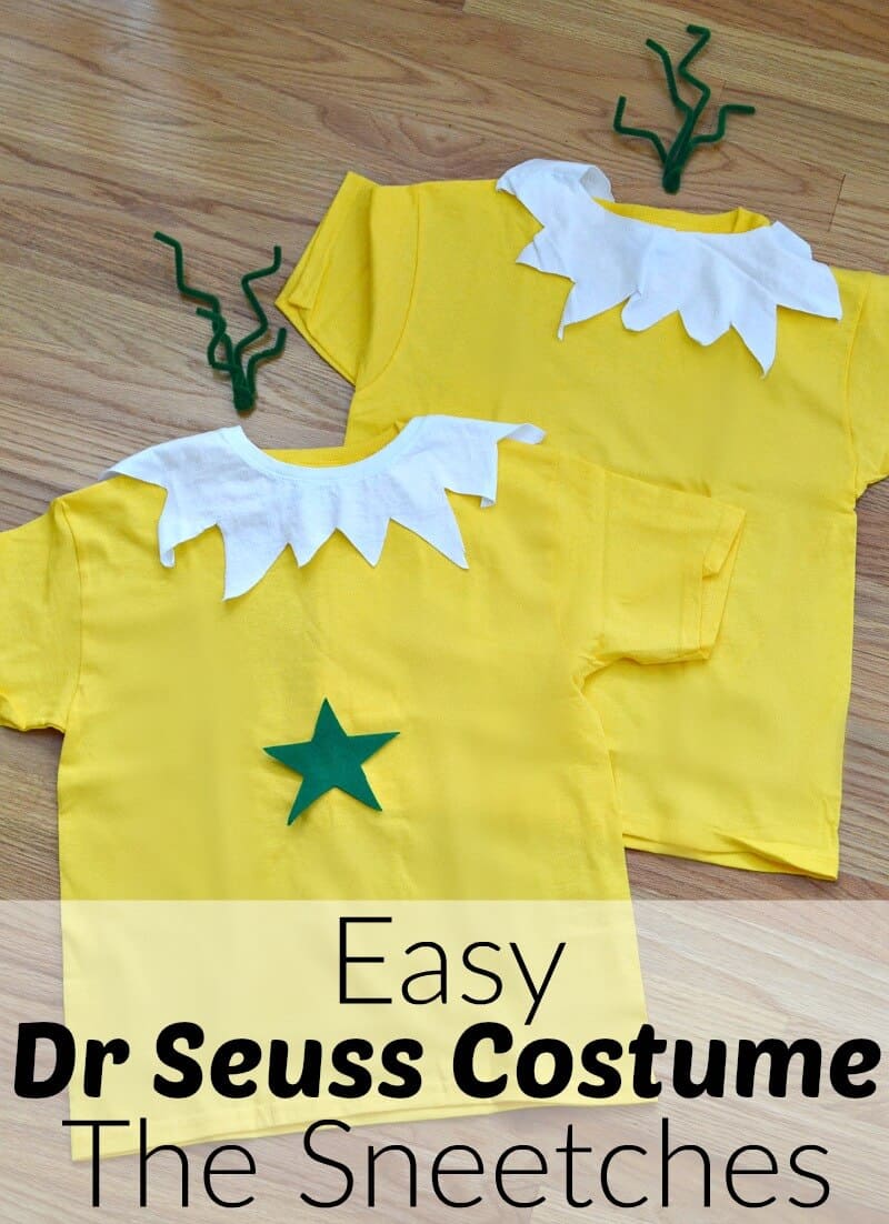 Easy dr seuss costume for the sneetches