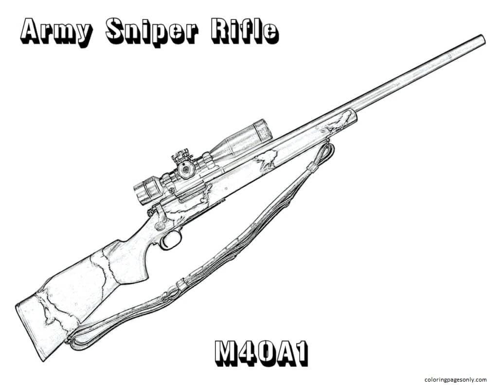 Gun coloring pages printable for free download