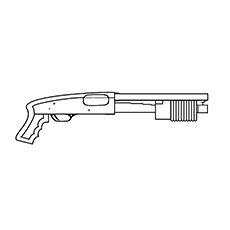 Gun coloring pages for the little adventurer in your house