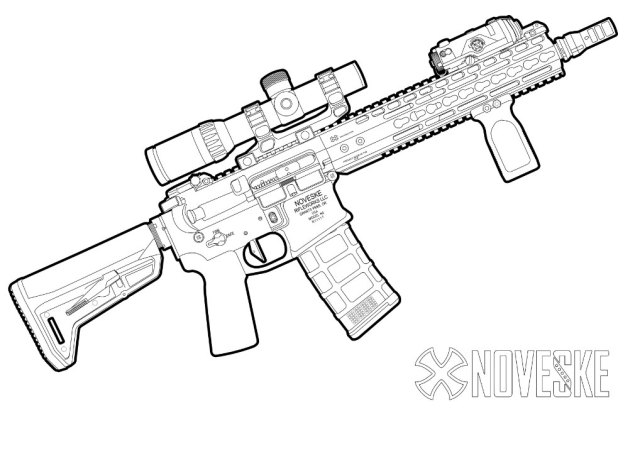 Kitfox design groups firearm coloring book armory blog