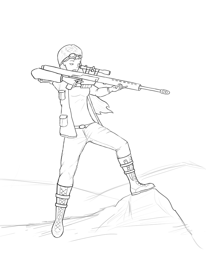 Wasteland sniper part â oodles of doodles