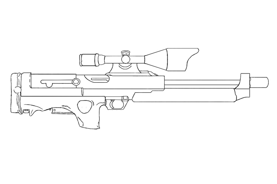 Sniper rifle concept design by reaver on