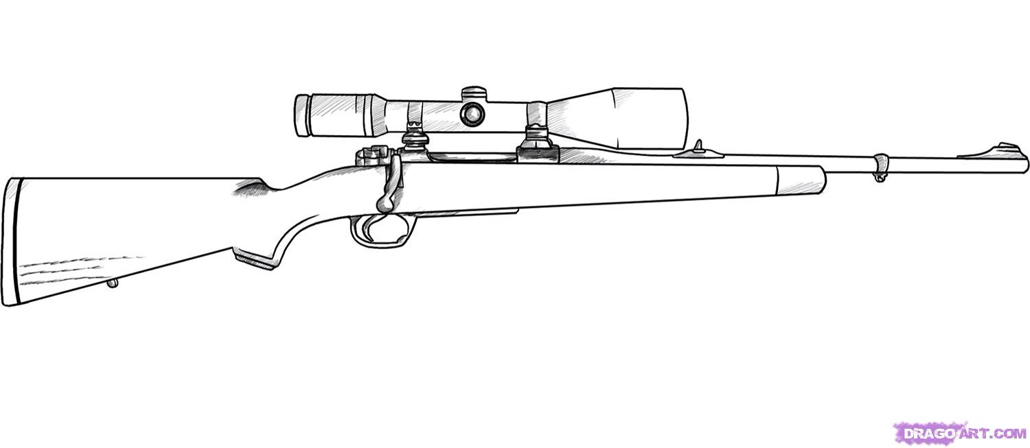 Line drawing of guns jake grossman