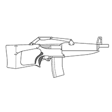 Gun coloring pages for the little adventurer in your house