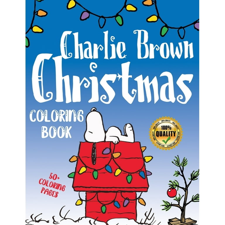 Charlie brown christmas coloring book premium coloring pages for kids and adults enjoy drawings and coloring them as you want paperback