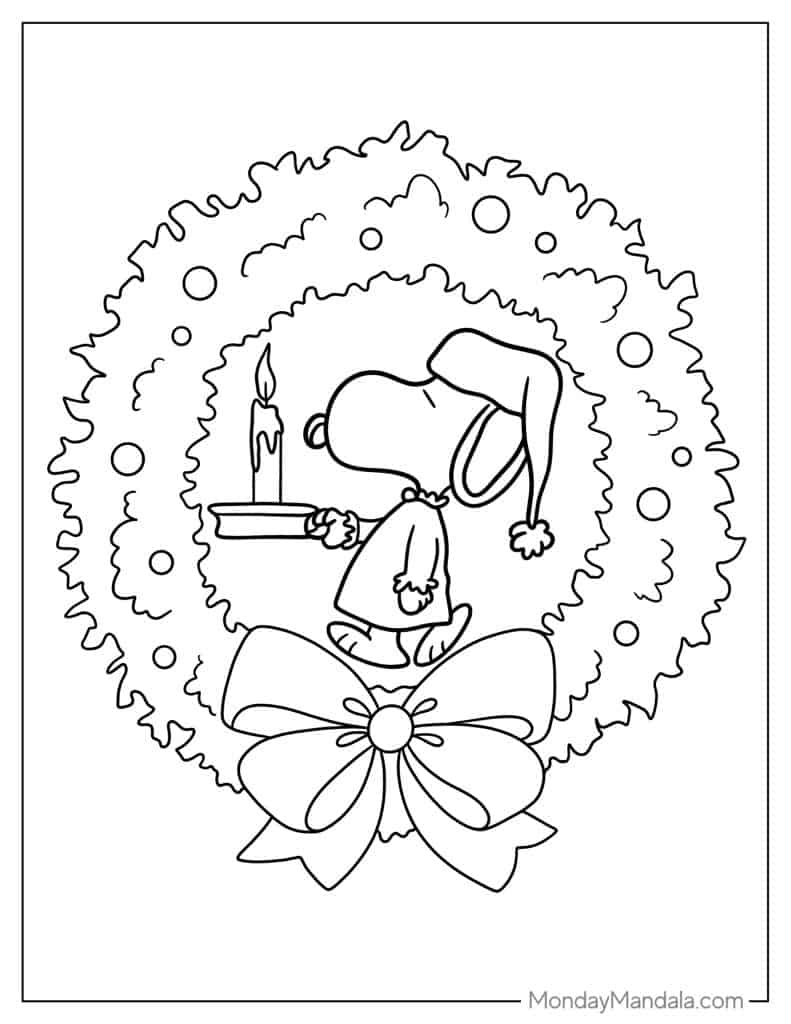 Peanuts snoopy coloring pages free pdf printables