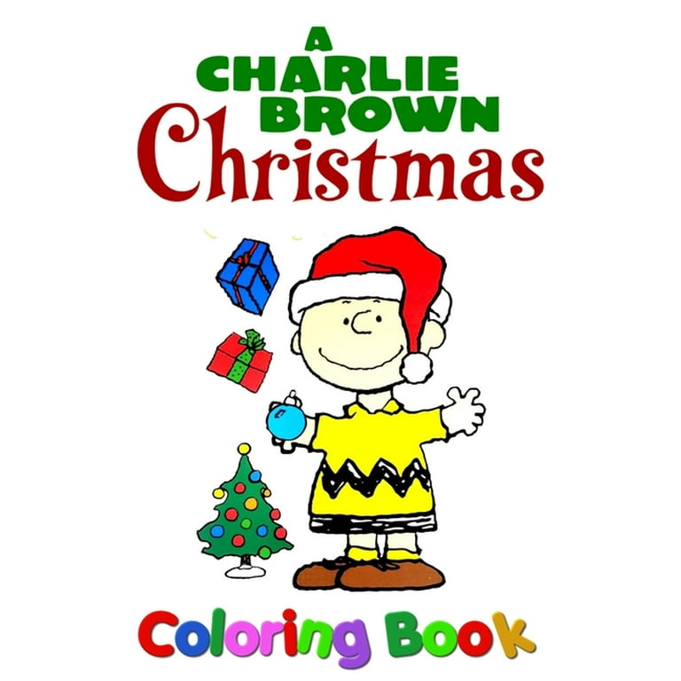 A charlie brown christmas coloring book peanuts charlie brown snoopy christmas linus sledding ornaments celebration winter presents gift peabody award emmy friends edy short family rerun cartoon children classic ic strip