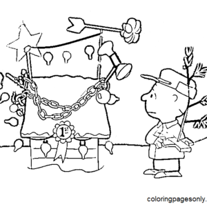 Charlie brown christmas coloring pages printable for free download