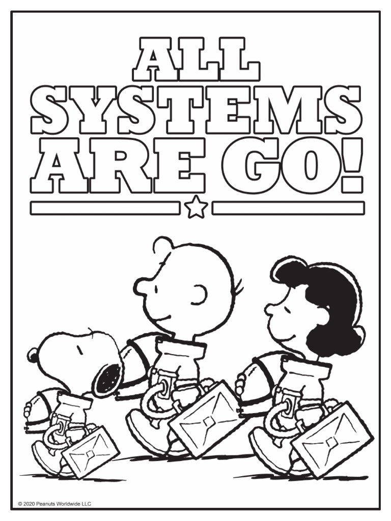 Astronaut snoopy coloring sheet pdf